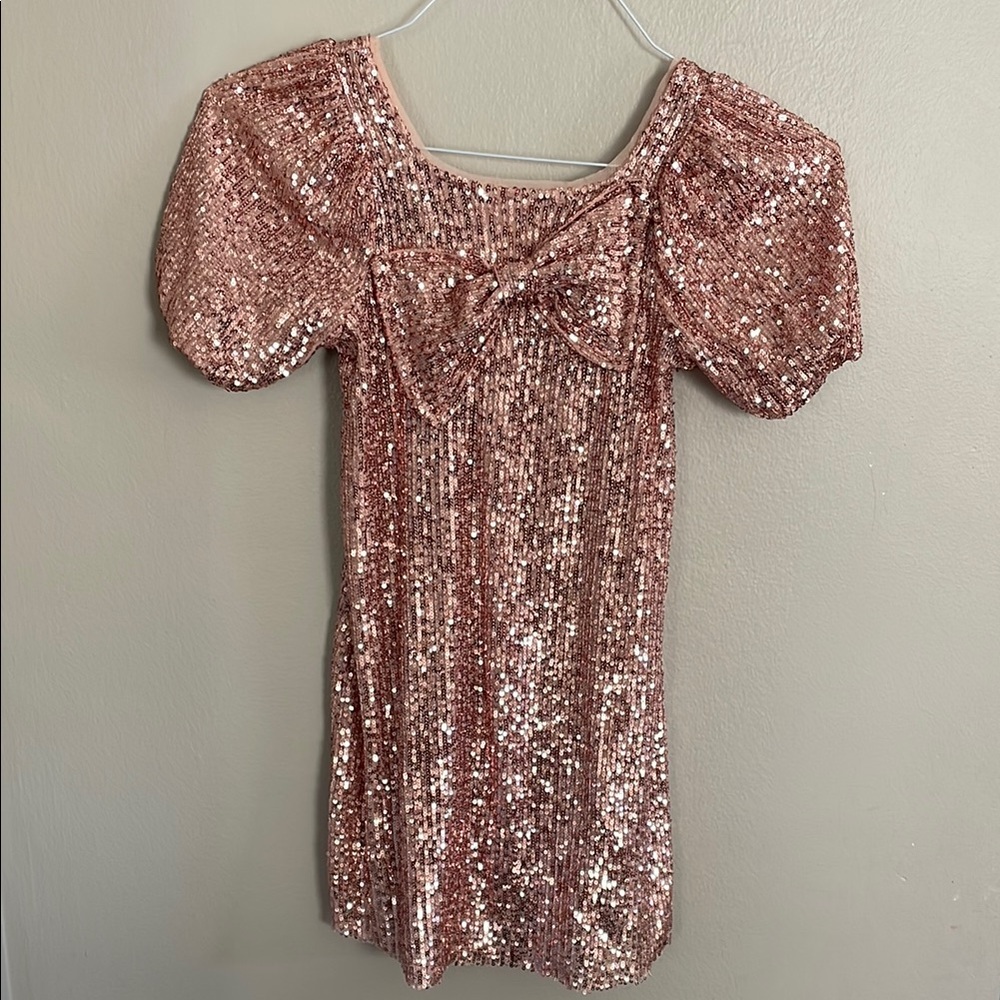 Sparkling Pink Kids Dress ZARA like new
